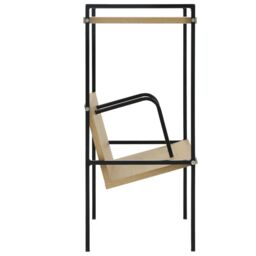 Berkfield Home 2-Layer Book Shelf Black & Oak 52x28x59 cm Engineered Wood - Size: 52 x 28 x 59 cm - thumbnail 4