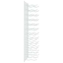 Berkfield Home Wall Mounted Wine Rack for 24 Bottles 2 pcs White Iron - thumbnail 5