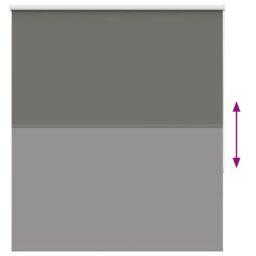 Berkfield Home Roller Blind Blackout Grey 135x175 cm Fabric Width 131.6 cm Polyester - thumbnail 5