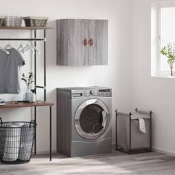 Berkfield Home Wall Cabinet Grey Sonoma 60x31x60 cm Engineered Wood - Size: 60 x 31 x 60 cm - thumbnail 2
