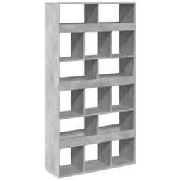 Berkfield Home Room Divider Concrete Grey 100x33x187.5 cm Engineered Wood - thumbnail 2