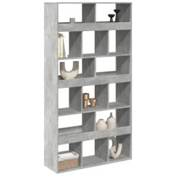 Berkfield Home Room Divider Concrete Grey 100x33x187.5 cm Engineered Wood - thumbnail 3