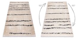 RugsX Fluffy Rug in Yellow - Size: 180 cm x 270 cm - thumbnail 3