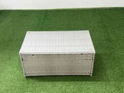 Fimous 6 Seater Garden Outdoor PE Rattan Furniture Set in Light Grey - thumbnail 5