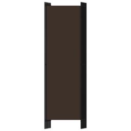 Berkfield Home 5-Panel Room Divider Brown 250x180 cm - thumbnail 4