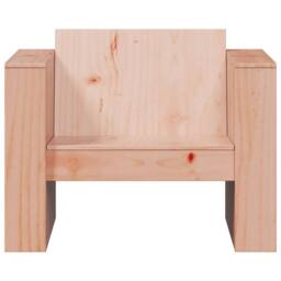 Berkfield Home Garden Sofa 79x60x62 cm Solid Wood Douglas in Light Tan - Size: 79 x 60 x 62 cm - thumbnail 4