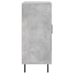 Berkfield Home Sideboard Concrete Grey 90x34x80 cm Engineered Wood - Size: 90 x 34 x 80 cm - thumbnail 7