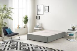 Somnior Ziggy Platform Bed Base in Silver - Size: Single