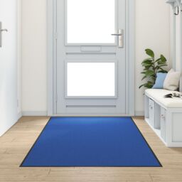 Berkfield Home Washable Blue Doormat 120x300 cm - Size: Medium - thumbnail 1