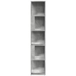 Berkfield Home Corner Cabinet Concrete Grey 33x33x164.5 cm Engineered Wood - thumbnail 5