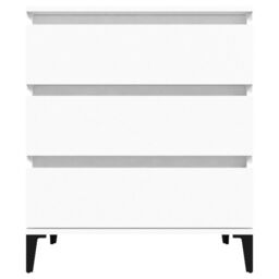 Berkfield Home Sideboard White 60x35x70 cm Engineered Wood - Size: 60 x 35 x 70 cm - thumbnail 5