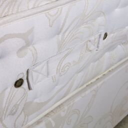 Somnior Elizabeth Two Sided Medium Soft & Medium Firm Mattress Natural Fillings in White - Size: Super King - thumbnail 6