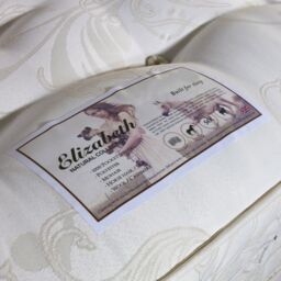 Somnior Elizabeth Two Sided Medium Soft & Medium Firm Mattress Natural Fillings in White - Size: Super King - thumbnail 5