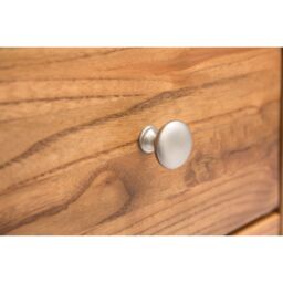 Cabinet Bits Trivento Light Wood 3 Drawer 3 Door Sideboard Chrome Knob in Light Brown - thumbnail 5