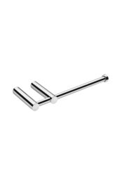 Cosmic Paper Holder Without Cover Glossy Stainless Steel Logic in Grey