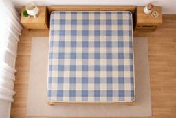 Chester & Oakley Budget Open Coil Spring Mattress - 6 INCH in Blue - Size: Small Single - thumbnail 2