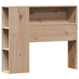 Berkfield Home Decorative Bookcase Bed without Mattress 75x190cm Small Single So in Light Brown - thumbnail 7