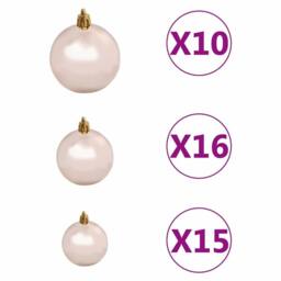 Berkfield Home Artificial Christmas Tree with 300 LEDs with Stand Green 240 cm - thumbnail 7