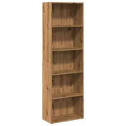 Berkfield Home Bookcase Artisian Oak 60x30x189 cm Engineered Wood in Brown - Size: 60 x 30 x 189 cm - thumbnail 1