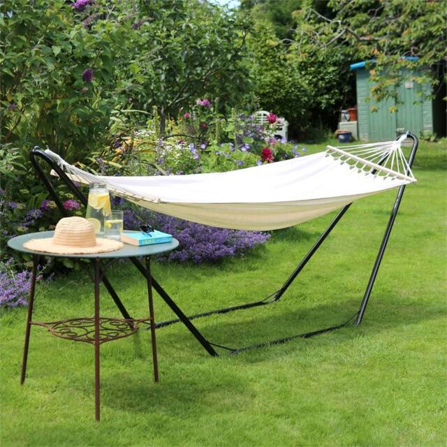 Nordara Natural Colour Outdoor Garden Brazilian Hammock Spreader Bar Cotton - image 1