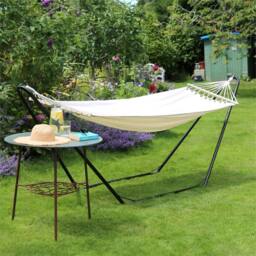 Nordara Natural Colour Outdoor Garden Brazilian Hammock Spreader Bar Cotton