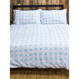 Playstation Marble Duvet Cover Set in Pale Pink - Size: Double - thumbnail 3