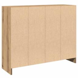 Berkfield Home Sideboard Artisan Oak 91x28x75 cm Engineered Wood in Brown - Size: 91 x 28 x 75 cm - thumbnail 6