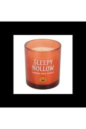 KDMD Sleepy Hollow Pumpkin Spice Paraffin Candle 28 Hour Burn in Orange - thumbnail 3