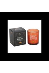 KDMD Sleepy Hollow Pumpkin Spice Paraffin Candle 28 Hour Burn in Orange - thumbnail 2