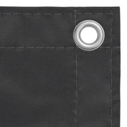 Berkfield Home Balcony Screen Anthracite 120x500 cm Oxford Fabric in Black - thumbnail 2
