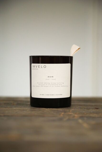 Imvelo Candle Co Definition Candle - Mum (Rose Geranium Essential Oil) in Amber - image 1