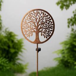 mysmartbuy 105cm Tree of Life Solar Stake Light Auto On/Off LED Garden Ornament in Copper - thumbnail 1