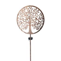 mysmartbuy 105cm Tree of Life Solar Stake Light Auto On/Off LED Garden Ornament in Copper - thumbnail 3
