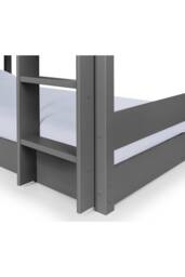 Julian Bowen Trio 3 Tier Triple Bunk Bed in Dark Grey - Size: Single - thumbnail 6