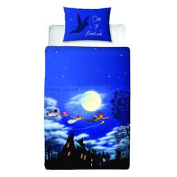 Peter Pan Reversible Duvet Set in Blue - Size: Single - thumbnail 2