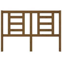 Berkfield Home Beautiful Bed Headboard Honey Brown 146x4x100 cm Solid Wood Pine - Size: 146 x 4 x 100 cm - thumbnail 1