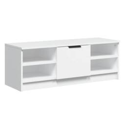 Berkfield Home TV Cabinet White 102x35.5x36.5 cm Engineered Wood - thumbnail 3