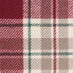 OHS Woven Check Cushion Covers Tartan Pack of 2 Filled Case Pad Set Home in Red - Size: 45 cm x 45 cm - thumbnail 6
