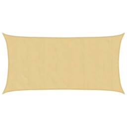 Berkfield Home Sun Shade Sail Sand 4x2 m 100% Polyester Oxford in Yellow - thumbnail 2