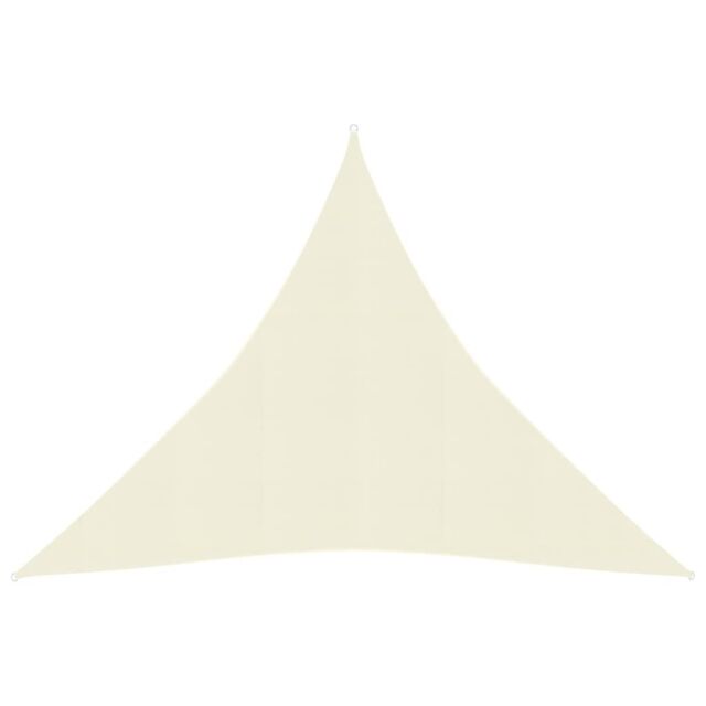 Berkfield Home Sunshade Sail 160 g/m ² Cream 4x4x4 m HDPE in Beige - image 1