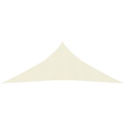 Berkfield Home Sunshade Sail 160 g/m ² Cream 4x4x4 m HDPE in Beige - thumbnail 2
