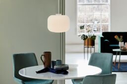 Nordlux Vintage Indoor Pendant Light White Glass E27 Ribbed - Mains Powered, IP20 - thumbnail 9