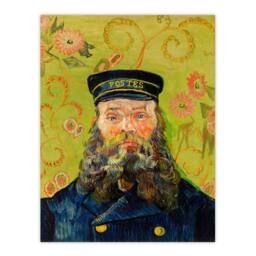 Artery8 Vincent van Gogh Framed Wall Art Print The Postman Joseph Roulin in Green - Size: A4 - thumbnail 3