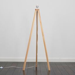 ValueLights Barbro Tripod Floor Light Lamp - Base Only in Light Brown - thumbnail 2