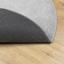 Berkfield Home Rug IZA Short Pile Scandinavian Look Grey √ò 100 cm - Size: Medium - thumbnail 5