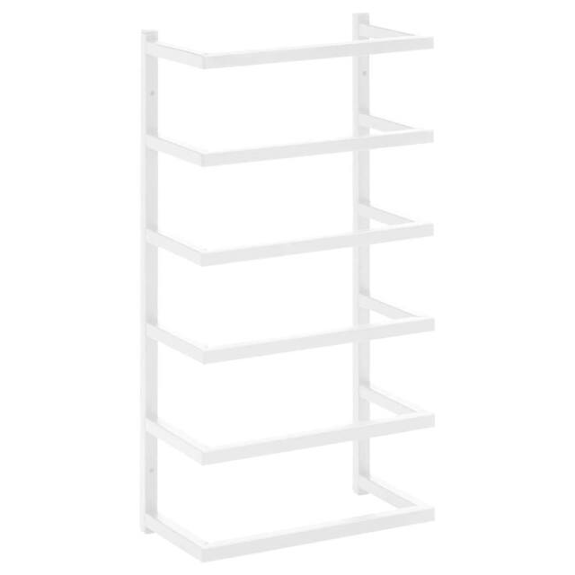 Berkfield Home Towel Rack White 24x12x48 cm Steel - Size: 24 x 12 x 48 cm - image 1