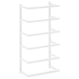 Berkfield Home Towel Rack White 24x12x48 cm Steel - Size: 24 x 12 x 48 cm