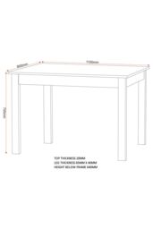 Seconique Ludlow 1+4 Dining Set in White - thumbnail 6