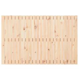 Berkfield Home Wall Headboard 140x3x90 cm Solid Wood Pine in Light Tan - Size: 140 x 3 x 90 cm - thumbnail 4