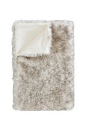 Catherine Lansfield 'Arctic Fox' Cosy Faux Fur Blanket Throw in Grey - Size: 130 cm x 170 cm - thumbnail 5